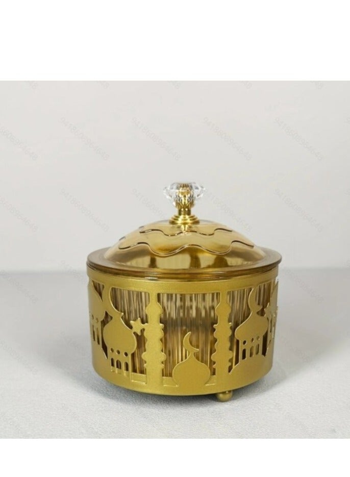 ​Gold Metal Texture Home Decor, Modern Minimalist Style, Suitable for Living Room, Bedroom, Office - Image 1