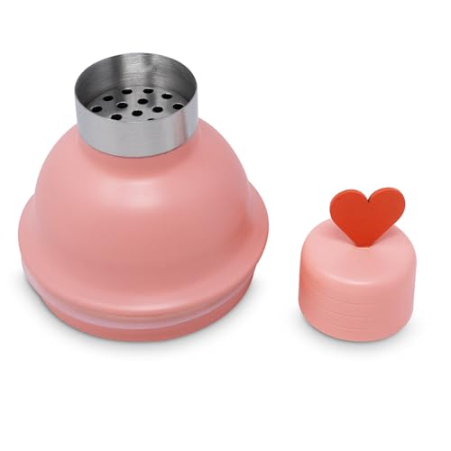 ban.do Cute Bar Set with Shaker, Strainer and Spoon, Cocktail Shaker Set, Bartender Kit, Bar Keeper Accessories, Heart - Image 2