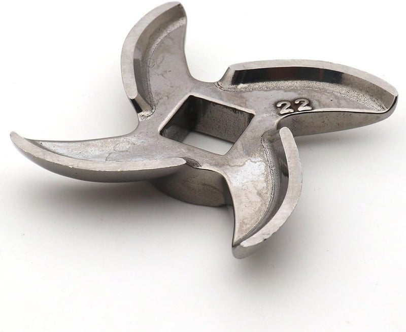 VTurboWay 22 Meat Grinder Blade Stainless Steel Knife Cutter Replacement - Image 3