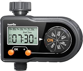 RAINPOINT Sprinkler Timer, Hose Timer with 3 Individual Programs, Water Timer for Garden Hose Faucet, Programmable - Image 1