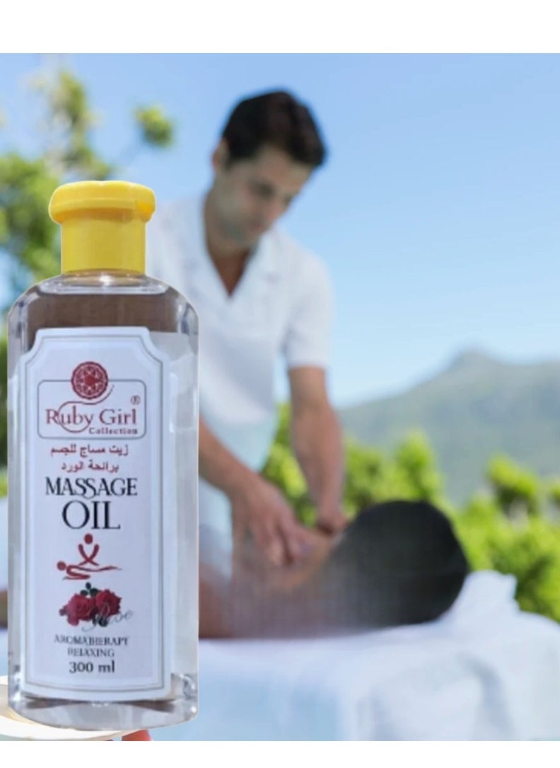 Ruby Girl - Ruby Girl body massage oil with rose scent  new  300 ml - Image 1