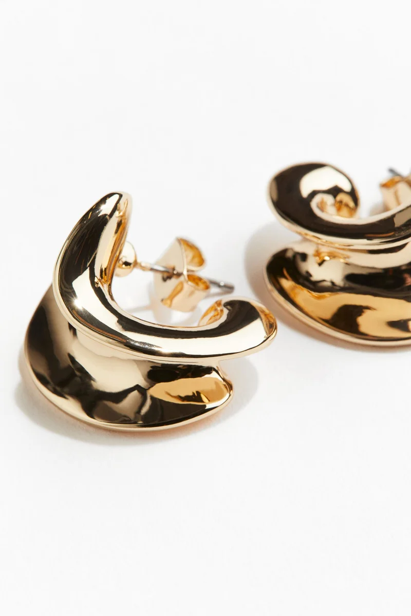 H&M Sculptured hoop earrings