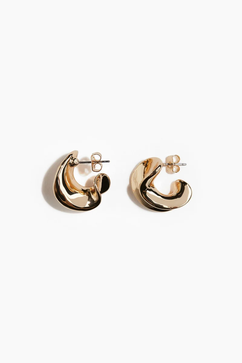 H&M Sculptured hoop earrings