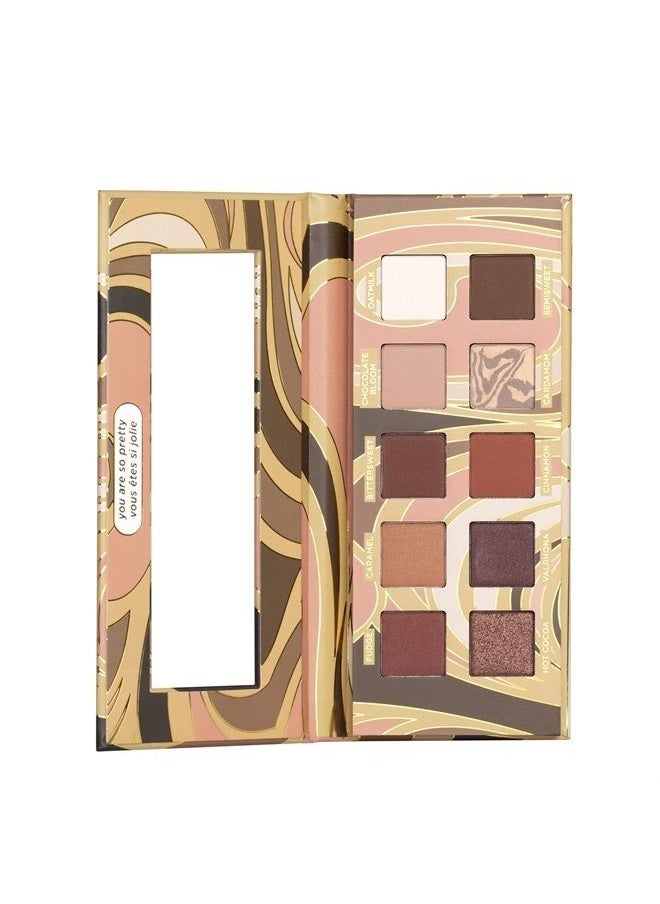 Pacifica Beauty, Cocoa Nudes Mineral Eyeshadow Palette, 10 Wearable Neutral Shades, Matte, Shimmer, Metallic, Eye Makeup, Longwearing and Blendable, Infused with Cocoa Butter, Vegan, Cruelty Free 