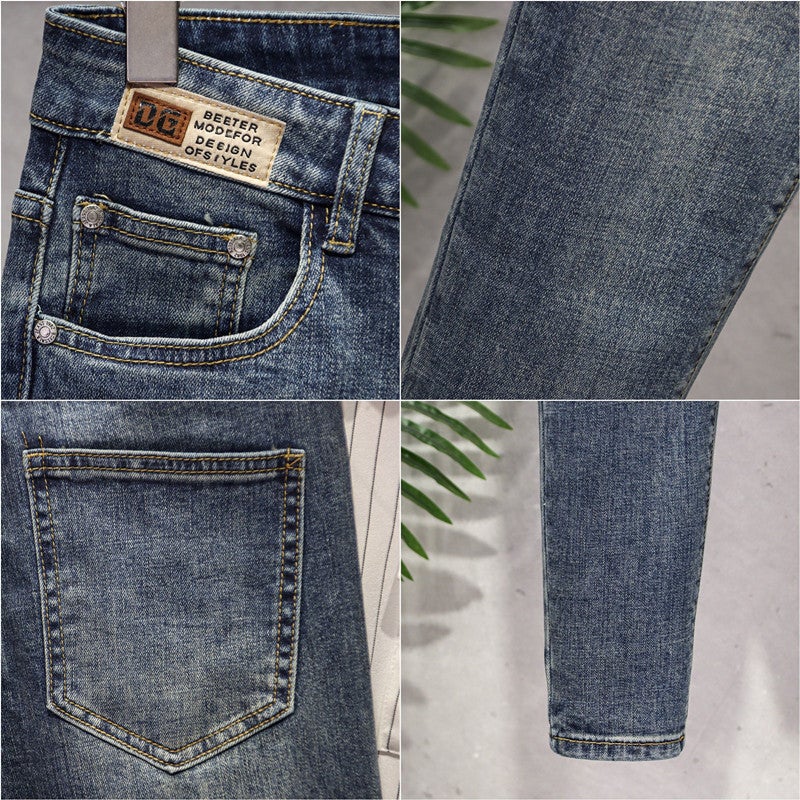 Unisex Classic Denim Jeans Loose Fit Daily Outdoor Wear - Image 4