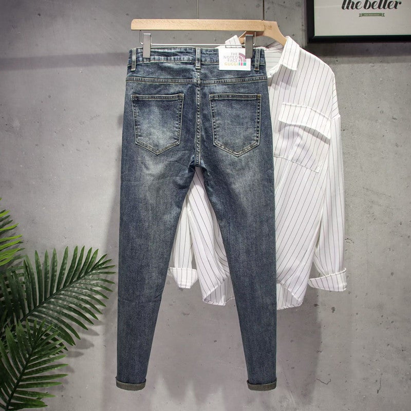 Unisex Classic Denim Jeans Loose Fit Daily Outdoor Wear - Image 3