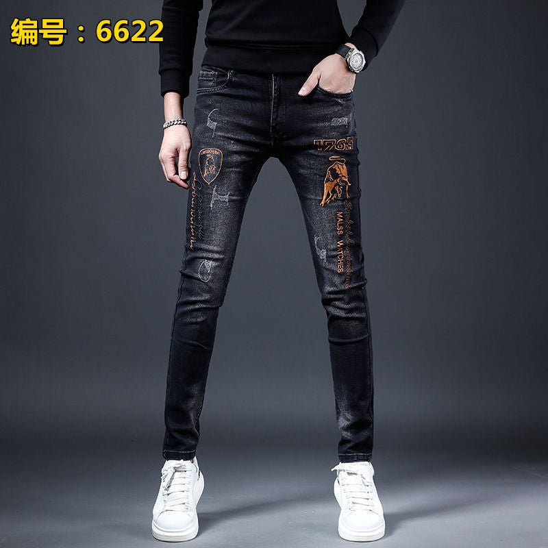 Unisex Classic Denim Jeans Loose Fit Daily Outdoor Wear - Image 5
