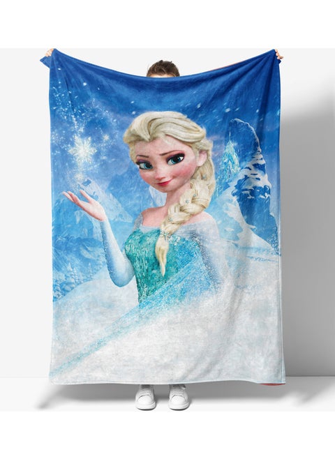 Erayshome Frozen Patterned Printed Polar TV Blanket