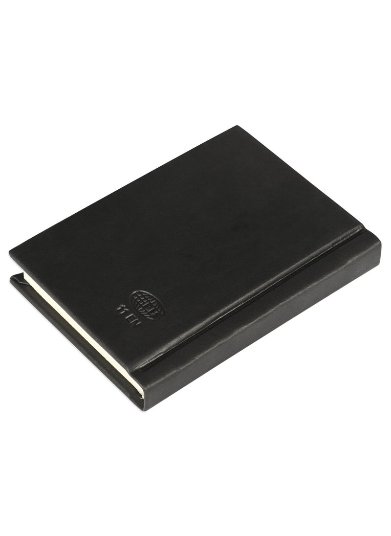 FIS Fis 2025 Pocket Diary Italian Pu English Sewn Cover Black -FSDI11EN25BK  - Image 5