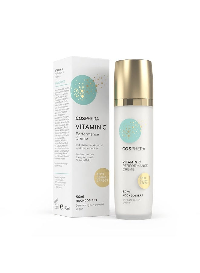 كوسفيرا كريم وجه بفيتامين C، 50 مل، لبشرة مشرقة وصحية، صنع في ألمانيا - Image 1