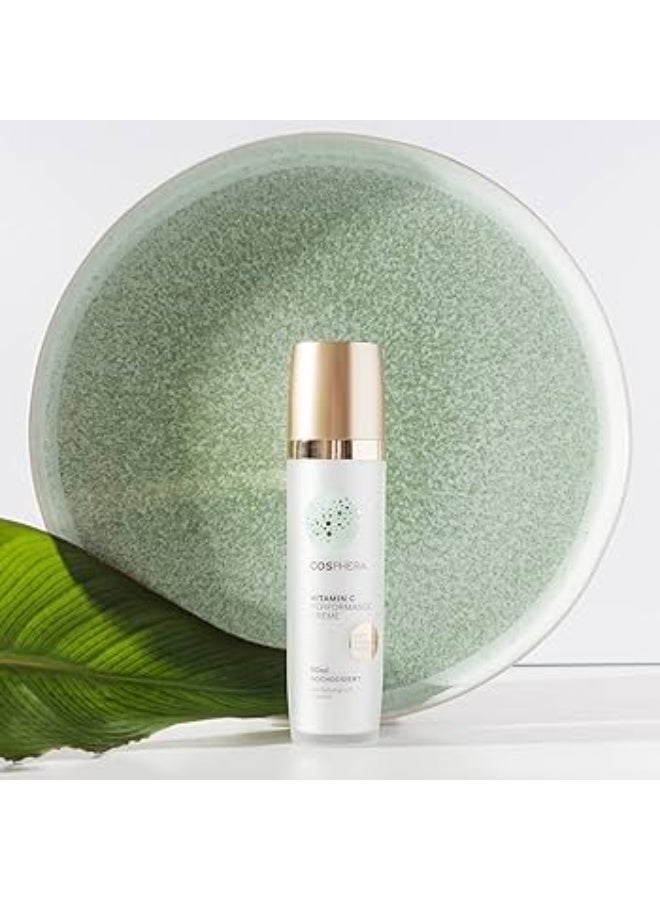 كوسفيرا كريم وجه بفيتامين C، 50 مل، لبشرة مشرقة وصحية، صنع في ألمانيا - Image 2