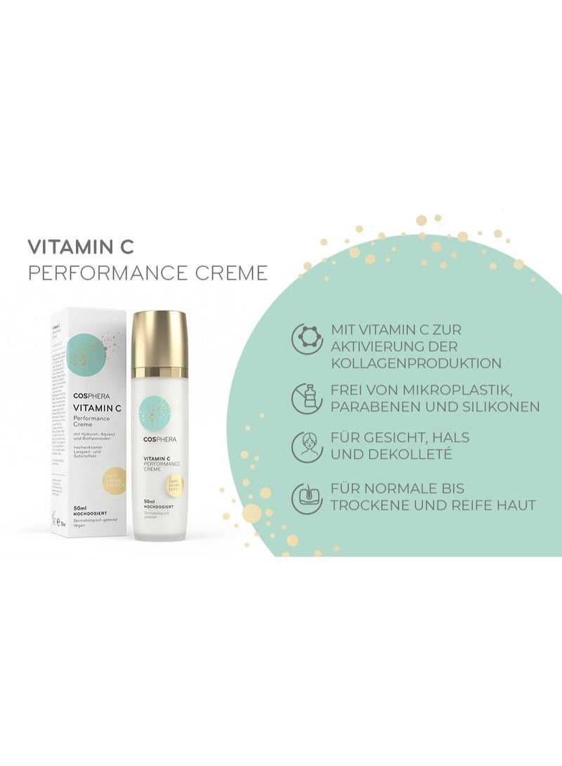 كوسفيرا كريم وجه بفيتامين C، 50 مل، لبشرة مشرقة وصحية، صنع في ألمانيا - Image 3