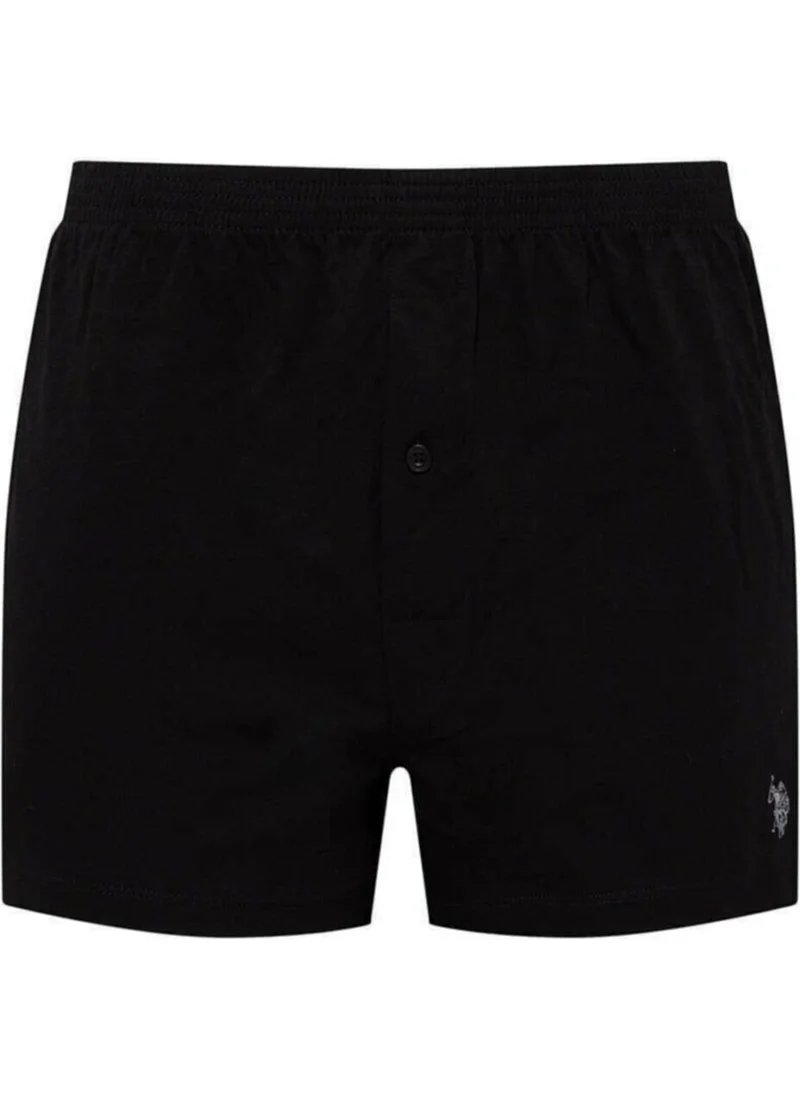 U.S. Polo Assn. BASE. Polo Assn. 80054 Men's Cotton Boxer - Black