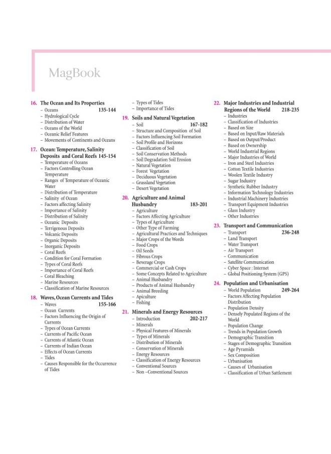 Arihant Magbook India & World Geography for UPSC Civil Services IAS Prelims / State PCS & other Competitive Exam | IAS Mains PYQs  - Image 4