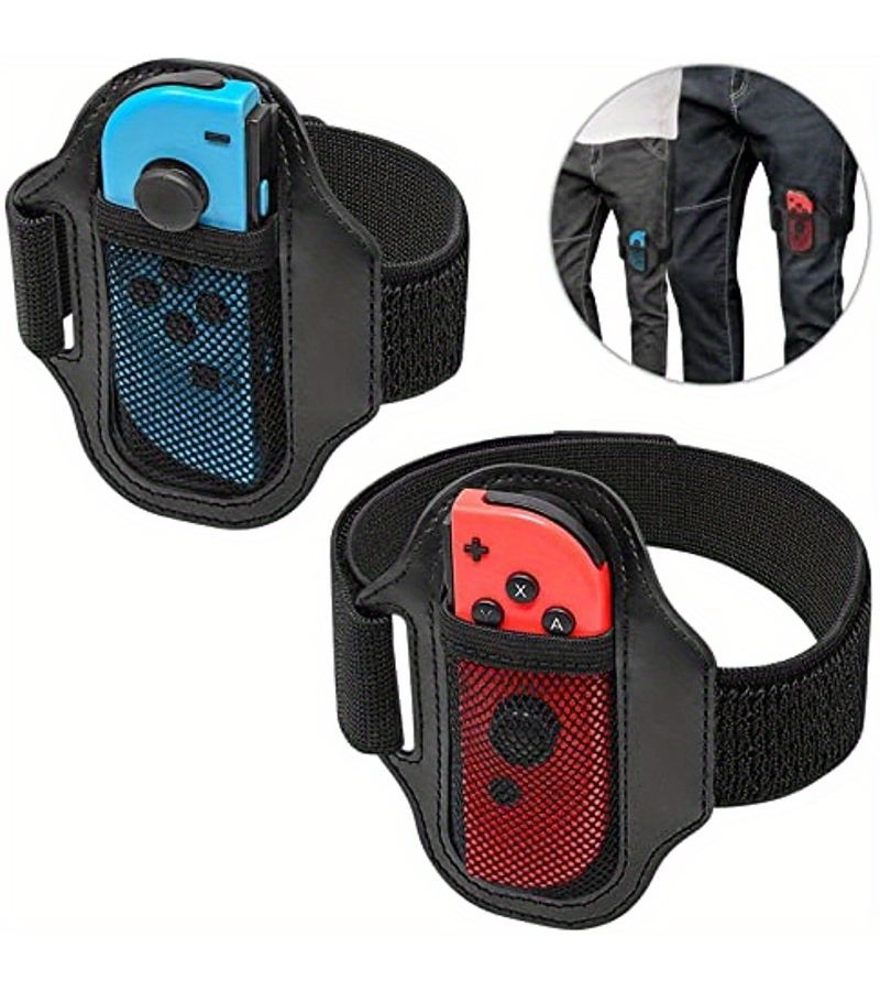 حزام ساق جديد قابل للتعديل متوافق مع جهاز Switch OLED NS ووحدة التحكم Joycon وإكسسوارات لعبة Ring Fit Adventure Soccer - Image 2