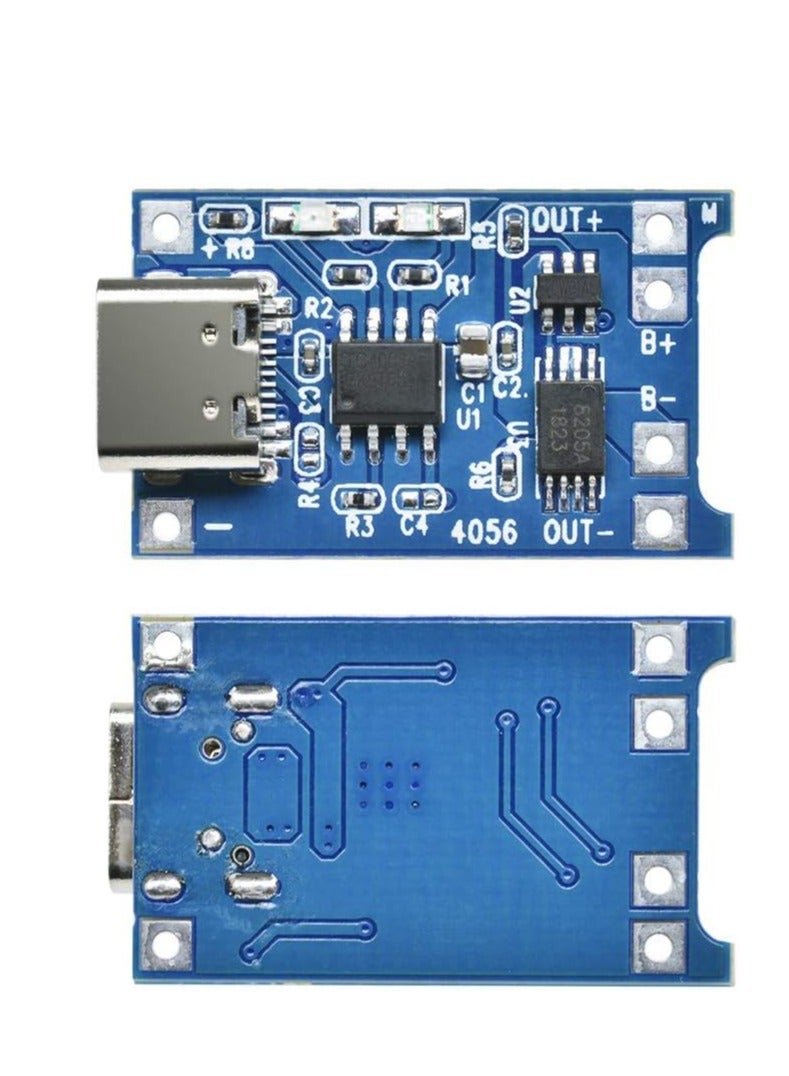 TP4056 Type-C USB 5V 1A 18650 Lithium Battery Charger Module – Dual Protection - Image 3