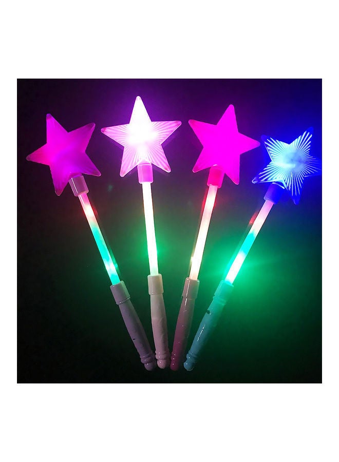 NIBEMINENT 4-Piece Glowing Flashing Flash stick Magic Wand 40cm - Image 1