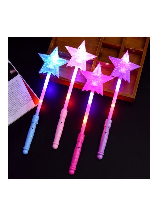 NIBEMINENT 4-Piece Glowing Flashing Flash stick Magic Wand 40cm - Image 3