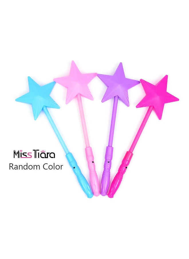 NIBEMINENT 4-Piece Glowing Flashing Flash stick Magic Wand 40cm - Image 2