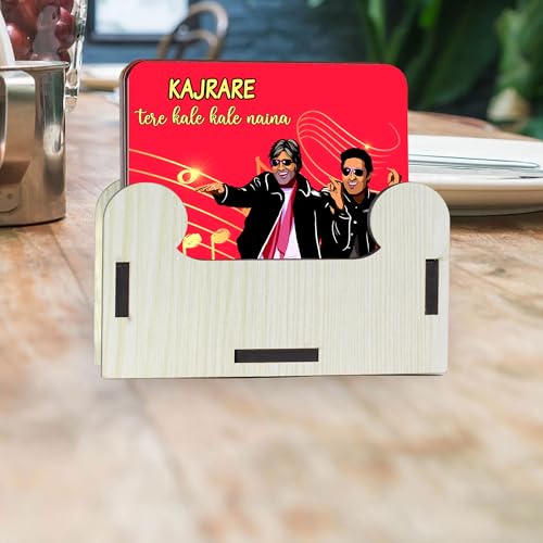 ASHVAH Popular Bollywood Movies Dialogues Illustration Printed Tea Coaster Set of 4 COMBO-33 - Image 3