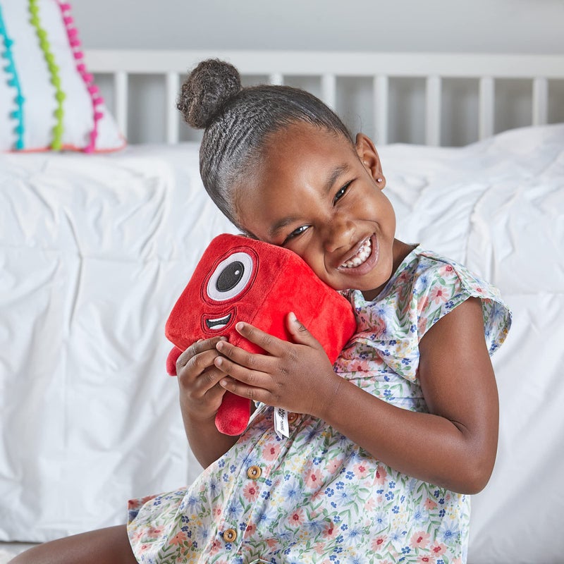 hand2mind Numberblocks One Plush, Plush Figure Toys, Numbers for Toddlers, Preschool Math Learning Toy, Stuffed Animal, Small Plushies, Soft Blocks, Counting Cubes, Stuffies for Kids, Birthday Gifts - Image 4