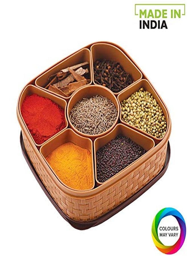 UNEQUETREND Plastic Square Masala Box - Assorted Color, 1 pc, 1000 ML Capacity - Image 2