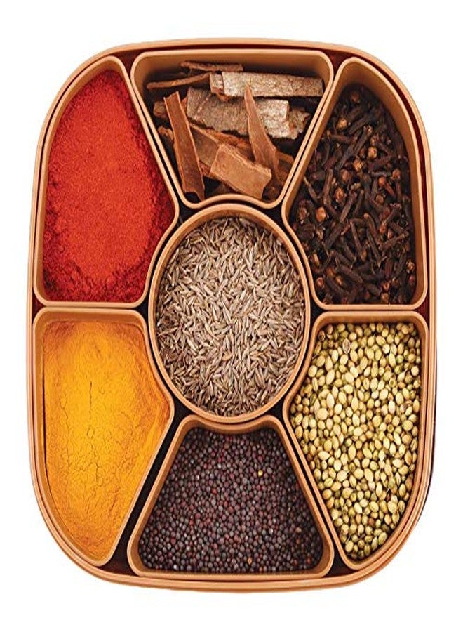 UNEQUETREND Plastic Square Masala Box - Assorted Color, 1 pc, 1000 ML Capacity - Image 1