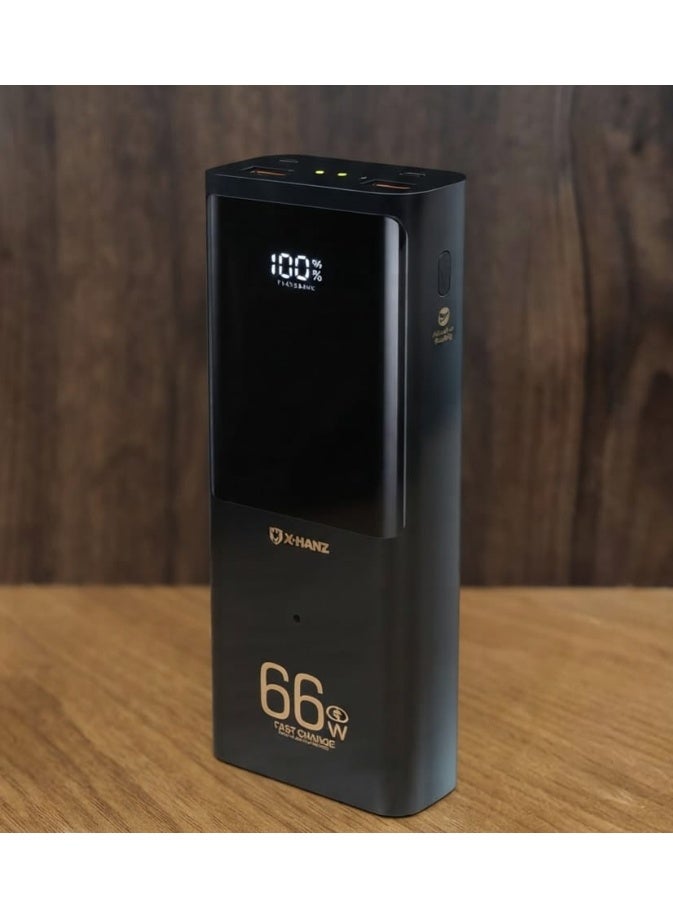 X-HANZ PB205 66W Fast Charging Power Bank 20000mAh Dual USB Output with Smart LED Display - Image 1