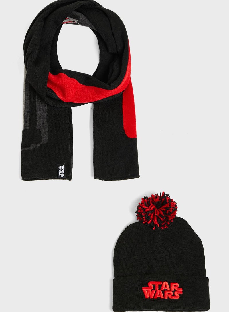 DIFUZED Star Wars Beanie & Scarf Set  - Image 1