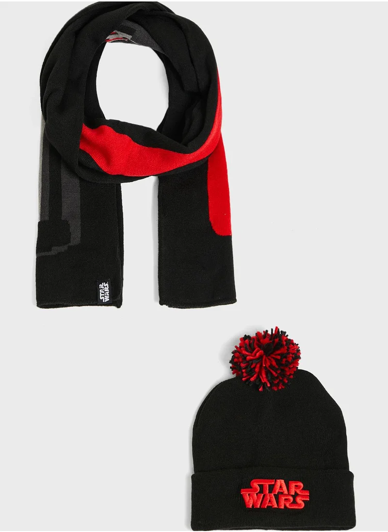 DIFUZED Star Wars Beanie & Scarf Set