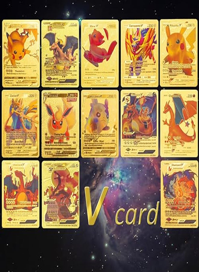 55 قطعة من بطاقات رقائق الذهب - بطاقات ذهبية نادرة - Image 2