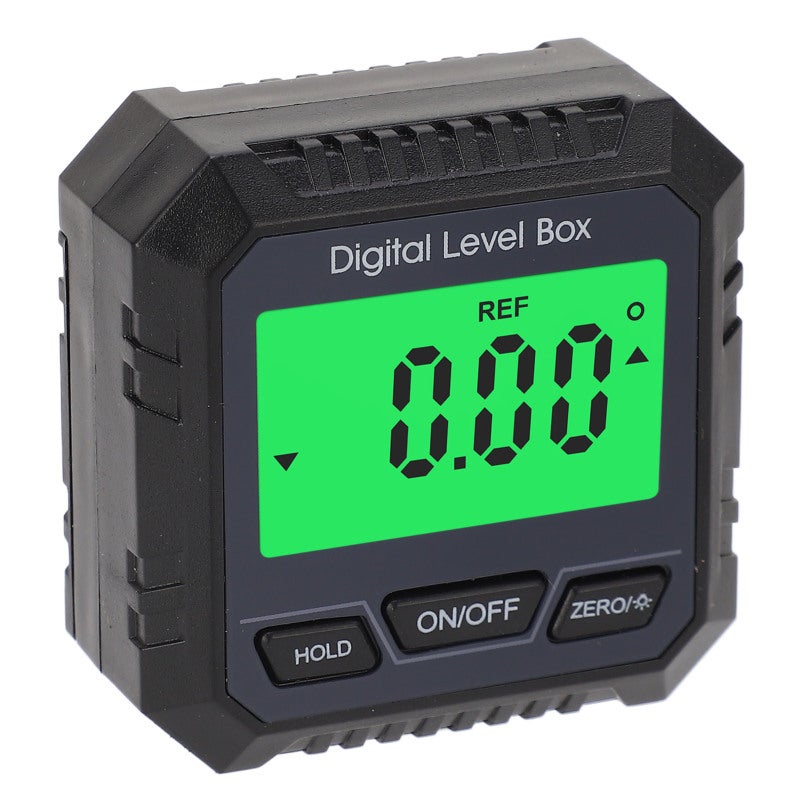 صندوق المستوى الرقمي - مقياس زوايا عالي الدقة مع شاشة LCD - أداة تحويل القياس المطلق والنسبي لأعمال النجارة والبناء - Image 2
