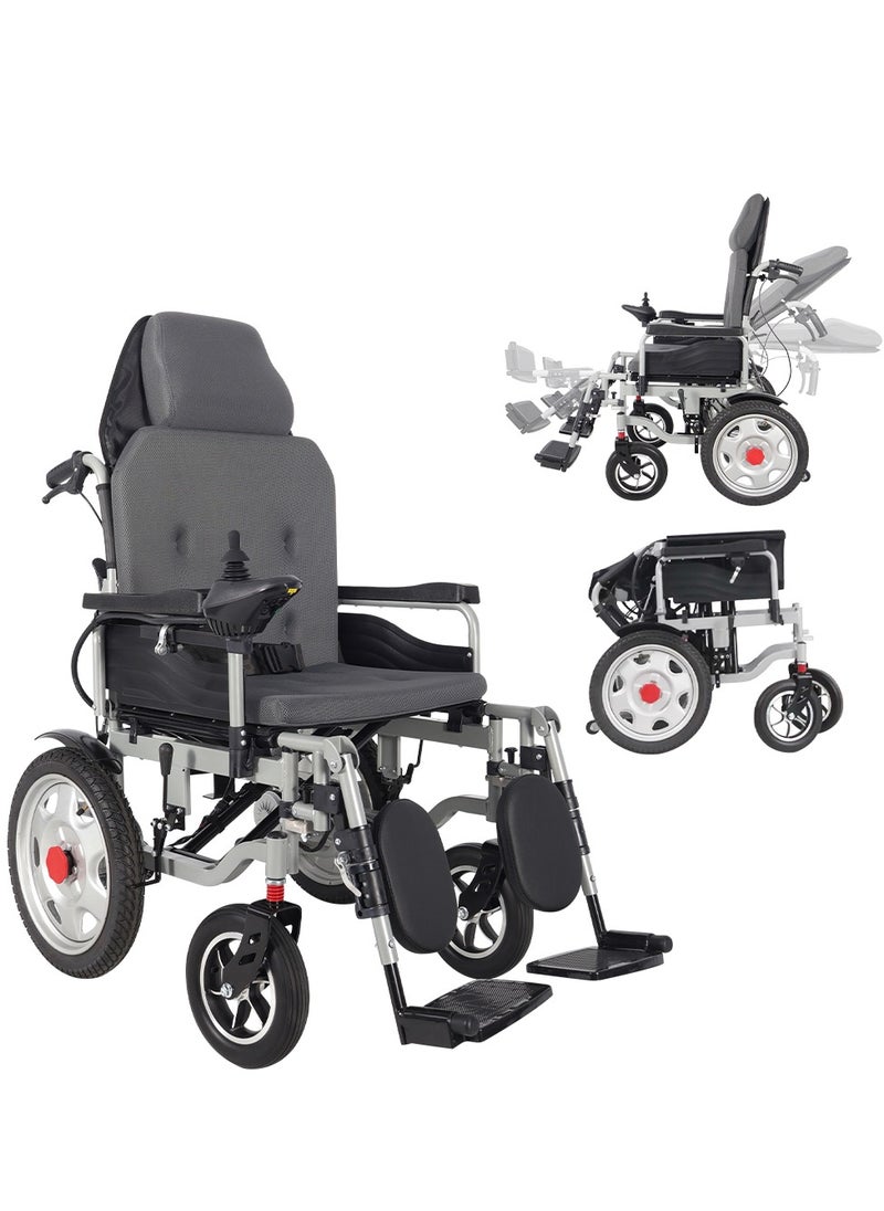 300lbs Electric Wheelchair for Adults, Motorized Full-lying Wheelchair with 20.47" Wide Cushion, 15 Miles Long Travel Range, All Terrain Motorized Wheelchair for Seniors Portable - pzsku/ZA7D0B18411B6879E5F60Z/45/_/1736929863/f9400926-8727-4ae5-8a2e-3f372c009ec8