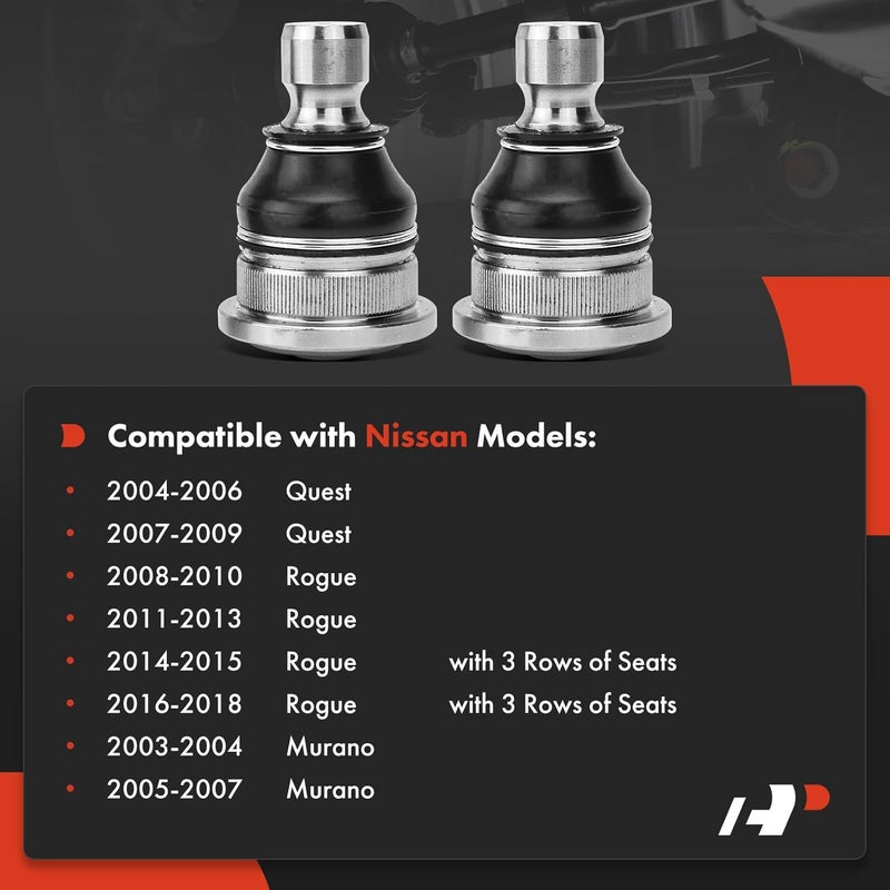 A-Premium Front Lower Ball Joint Set for Nissan - Image 2