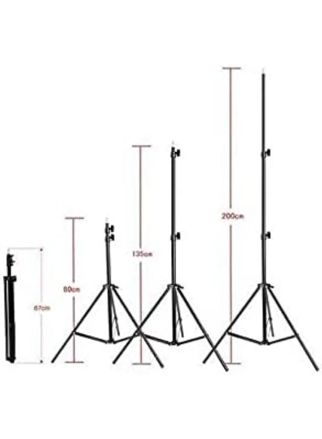 Professional Ring Light with 2 Meter Tripod Stand - High-Quality Dimmable Selfie Light for Video & Live Streaming - Easy-to-Use - Image 3