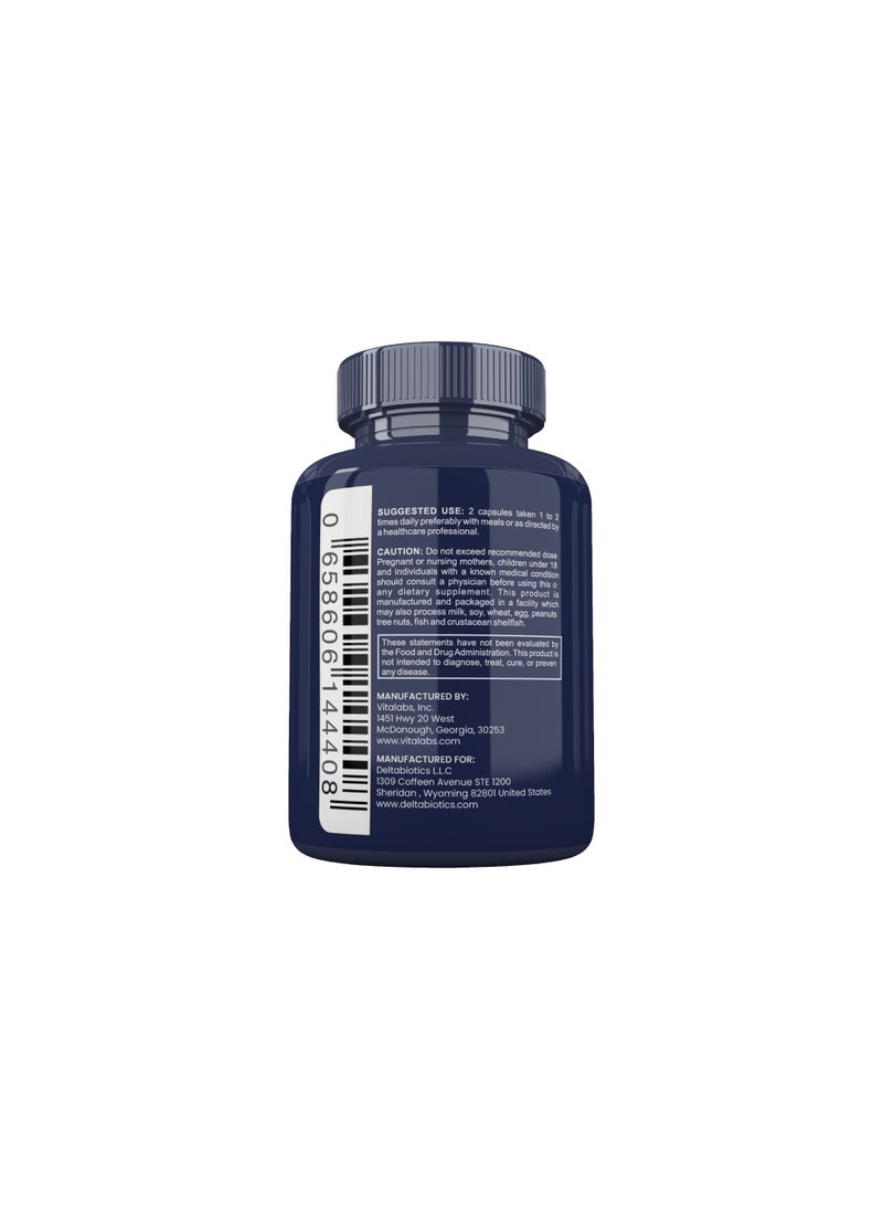 Deltabiotics Collagen Vital - Bovine Type I & III Collagen for Skin, Hair & Joint Health 120 Capsules  - Image 5