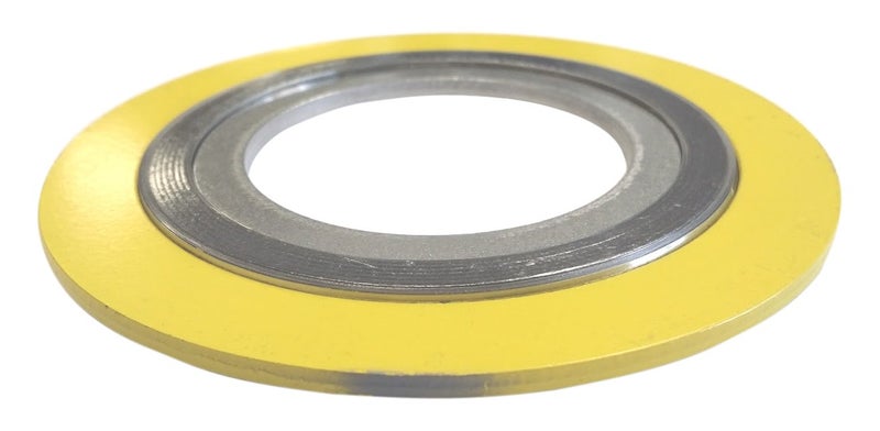 Lamons Sur-Seal, Inc. Teadit 9000IR3304GR2500 Spiral Wound Gasket with 304SS Inner Ring, 3" Pipe Size x 2500# Class Flange x 304SS/Flexible Graphite - Image 1