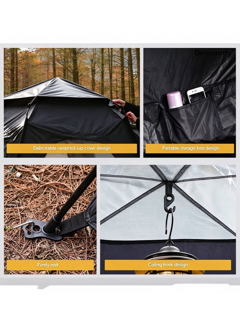 Arabest 5-8 Person Camping Tent, Portable Pop-Up Tent, Waterproof and Sun-esistant, Lightweight Outdoor Tent for Camping, Picnics,Hiking. - Image 3