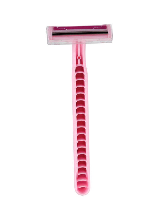 PEARLMAX Pearl Max Pink 2 Twin blade Disposable shaving Razors for Women Comfort grip Smooth Shave Reduce Irritation Better Precision-24 Pieces  - Image 5