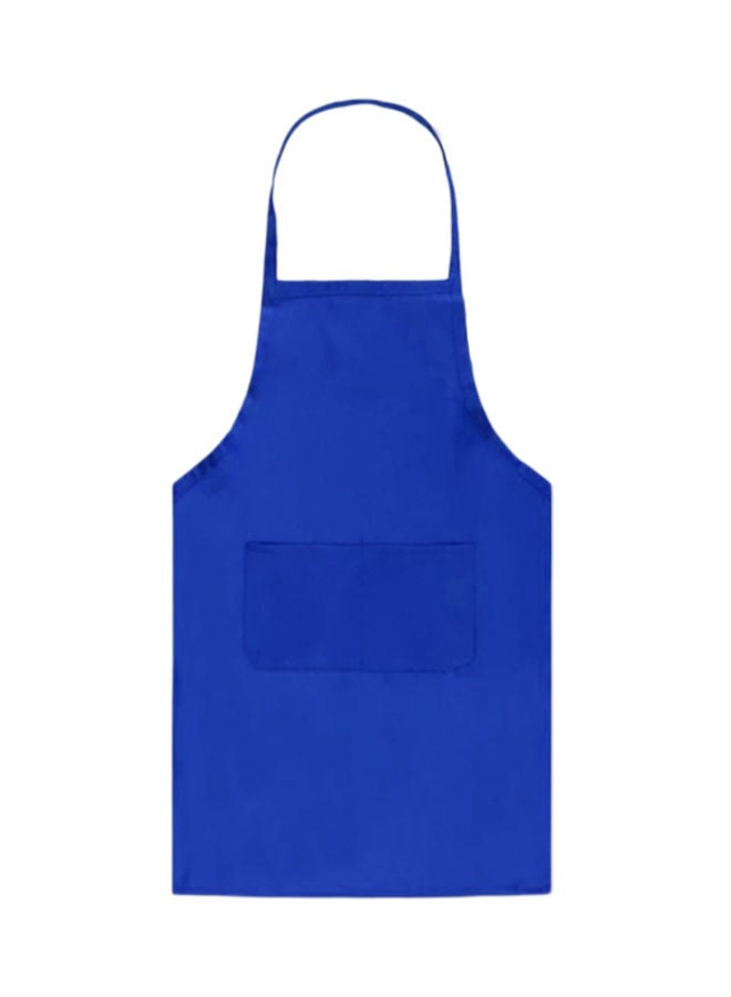 NIBEMINENT Solid Plain Apron with Front Pocket Navy Blue 60g - Image 1