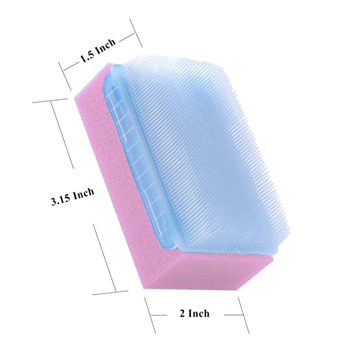 Safe-O-Kid® Sensory Scrubber and Brush for Kids – Soft, Gentle Bath Scrubber for Sensory Development, Skin Care, and Therapeutic Use, Pink - Pack of 2 - Image 4