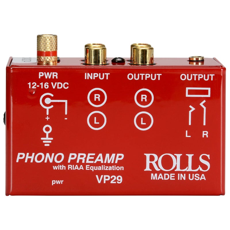 rolls Phono Preamp, Red (VP29) - Image 1