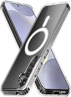 [ Samsung Galaxy S24 ] Clear Case for Samsung Galaxy S24, Compatible with Magsafe Charging, Ultra Thin Shockproof Protective Case for S24 (Clear)