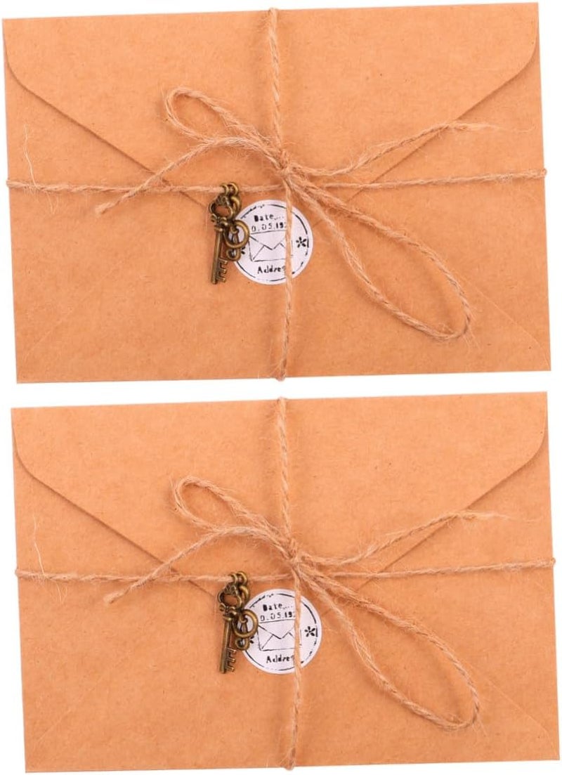 Vintage Writing Paper and Envelope Set A5 Antique Style Stationery Paper with Floral Design 2pcs for Letter Writing and Valentine’s Day Style - Image 1