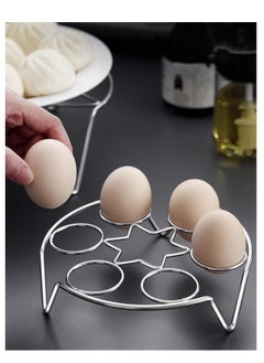 Y&D 2 Pack Round Steam Rack, 304 Stainless Steel Steaming Rack For Instant Pot Trivet Egg Stand Cooking Food Holder  - Image 2