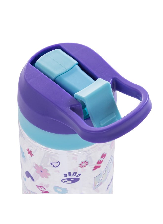 Eazy Kids Eazy Kids -Tritan Water Bottle W/ Spray 500ml - Purple  - Image 5