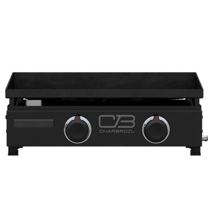 Charbroil 22" Performance Series Portable Tabletop 2 Burner Propane Gas Griddle, Black 463614224 - Image 4
