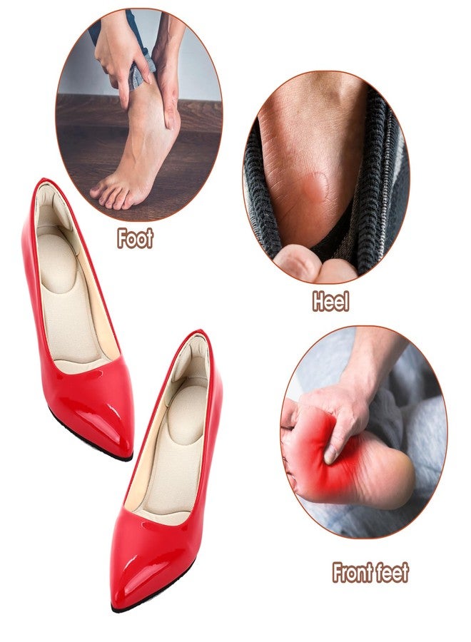 Wanmu High Heel Inserts for Women, Sponge Shoes Pads with High Heel Inserts, Cuttable Shoe Cushion Insert for Loose Shoes, Shock Absorption Relief Arch Pain, Foot Pain (Women 5-7) - Image 5