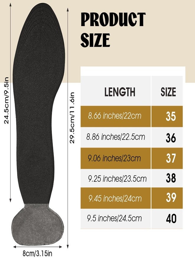 Wanmu High Heel Inserts for Women, Sponge Shoes Pads with High Heel Inserts, Cuttable Shoe Cushion Insert for Loose Shoes, Shock Absorption Relief Arch Pain, Foot Pain (Women 5-7) - Image 2