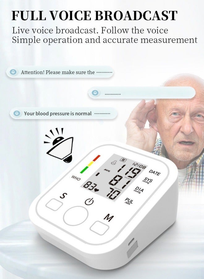 general Automatic Upper Arm Blood Pressure Monitor for Home Use with Irregular Heartbeat Detection Easy Measurements and Accurate Results - Image 4